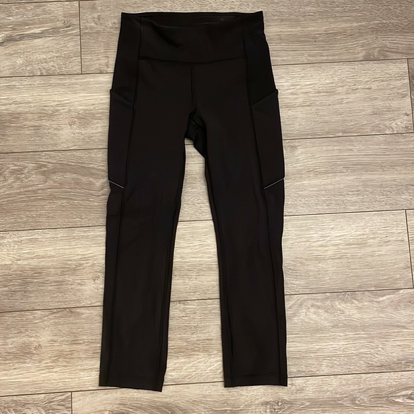 Lululemon NWOT Black Speed Up Crop 21" Sz 0 - Picture 5 of 8